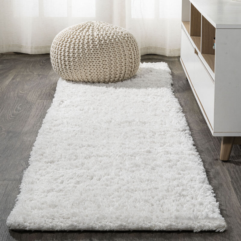 Groovy Solid Shag Area Rug image number 2