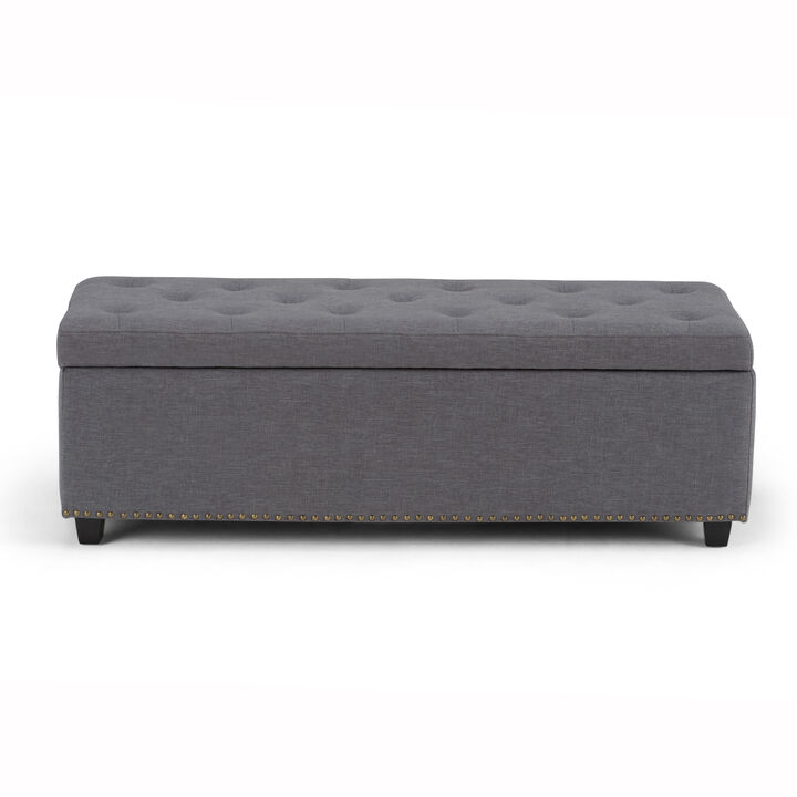 Simpli Home Hamilton Storage Ottoman