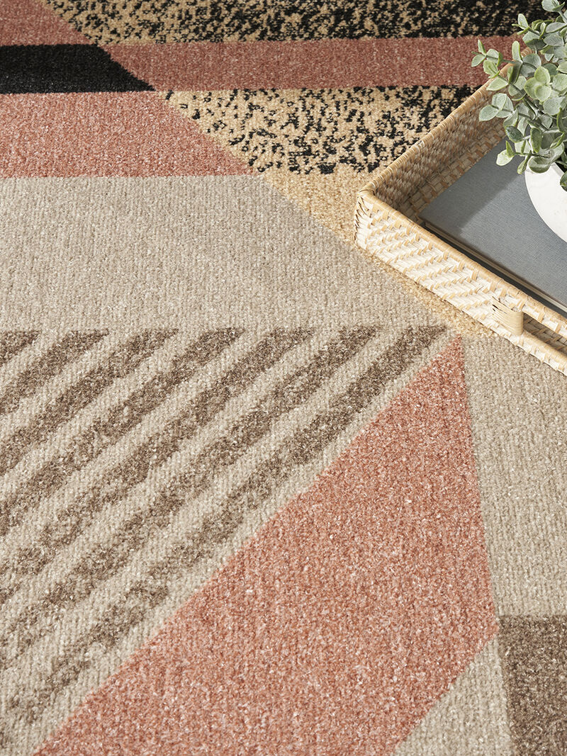 Washable Decor WSD10 Turquoise/Multicolor 7'10" x 10' Rug