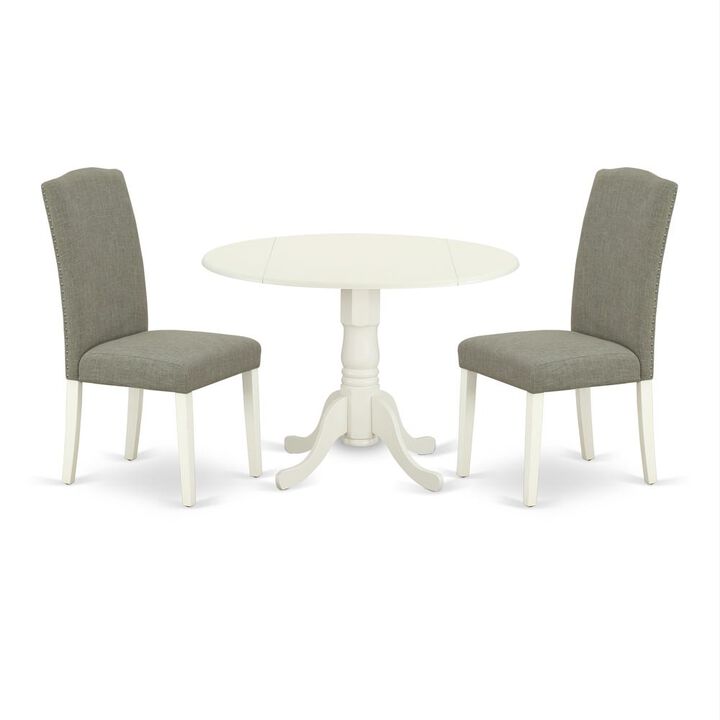 Dining Room Set Linen White