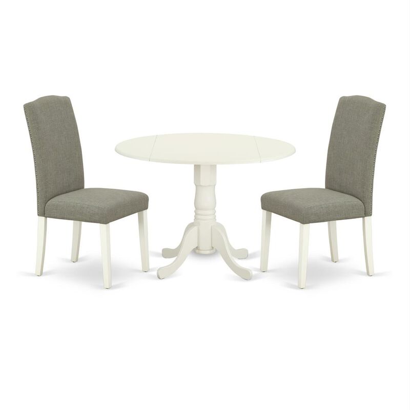 Dining Room Set Linen White