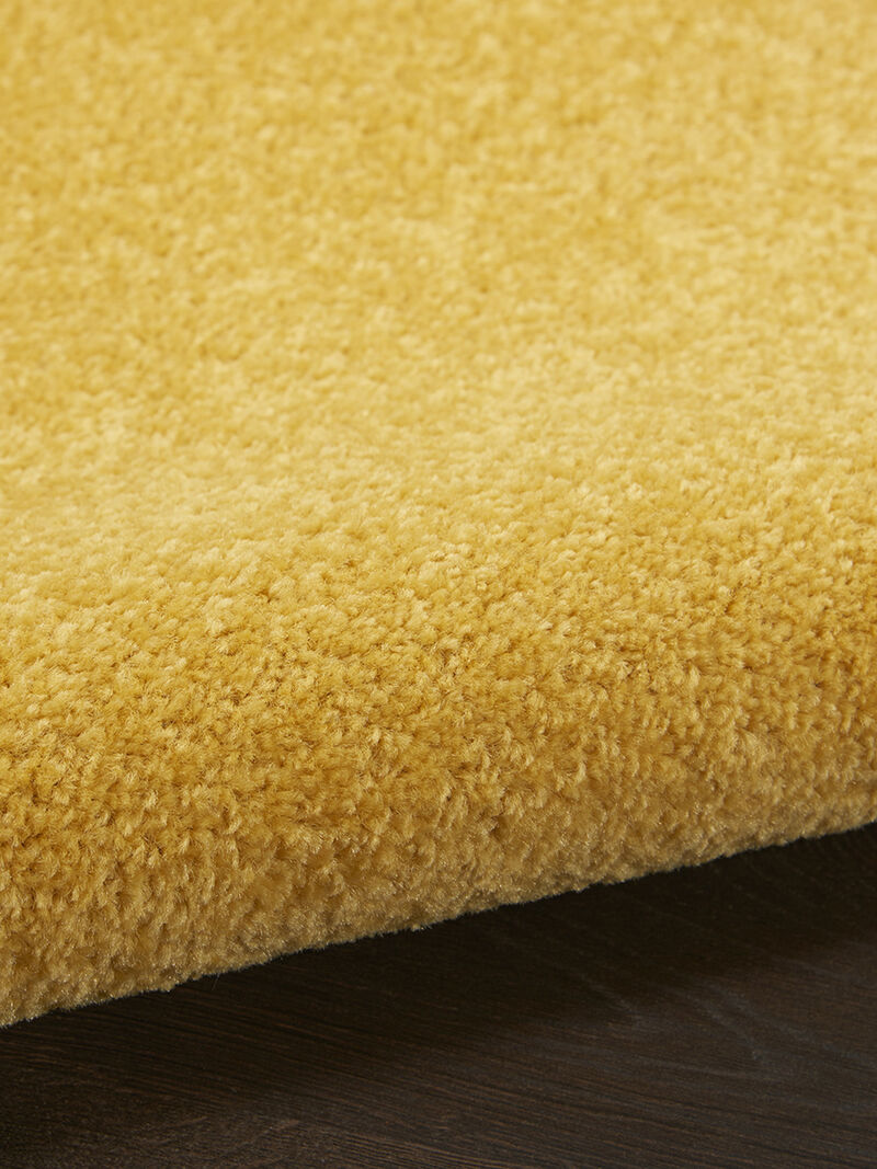 Nourison Essentials NRE01 Yellow 2'2" x 14' Rug image number 5