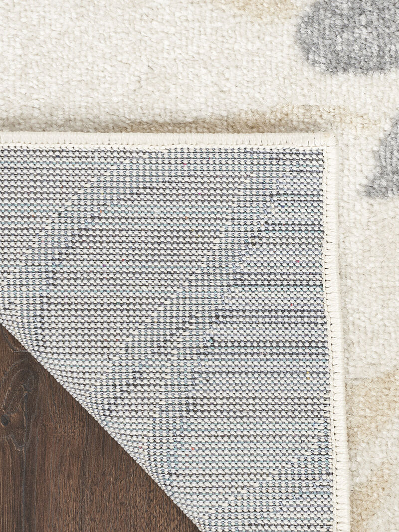 Passion PSN17 Ivory/Gray/Blue 2'2" x 10' Rug image number 1