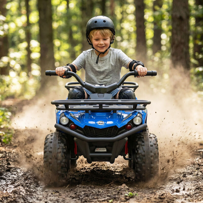 Kids Electric Ride On Quad with 24V Battery and LED Headlights for Outdoor Use image number 1