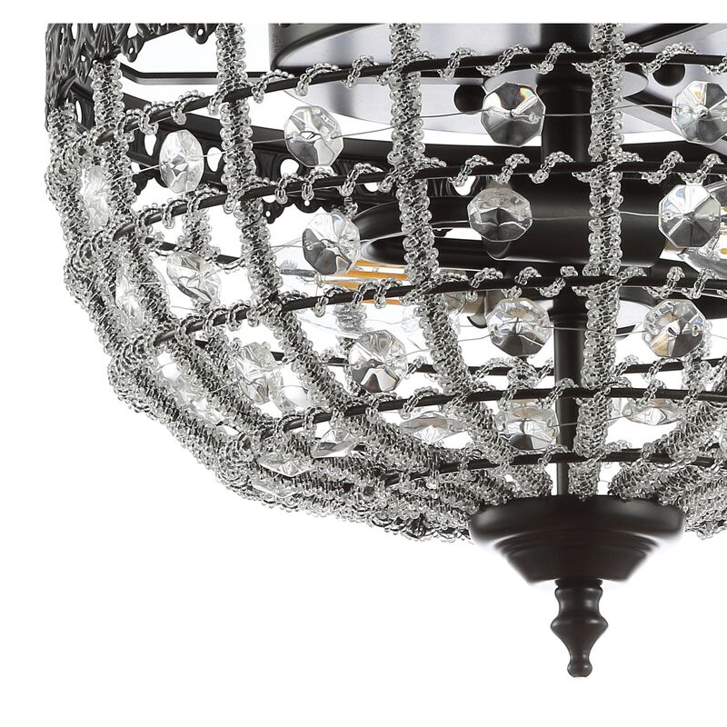 Anita Low-Ceiling Metal/Acrylic LED Flush Mount