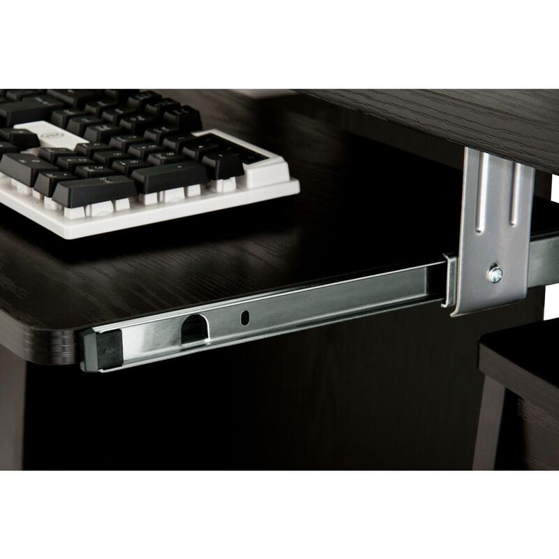 Techni Mobili Complete Workstation Computer Desk with Storage, Espresso