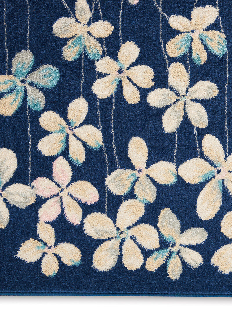 Tranquil TRA04 Navy 2'3" x 7'3" Rug