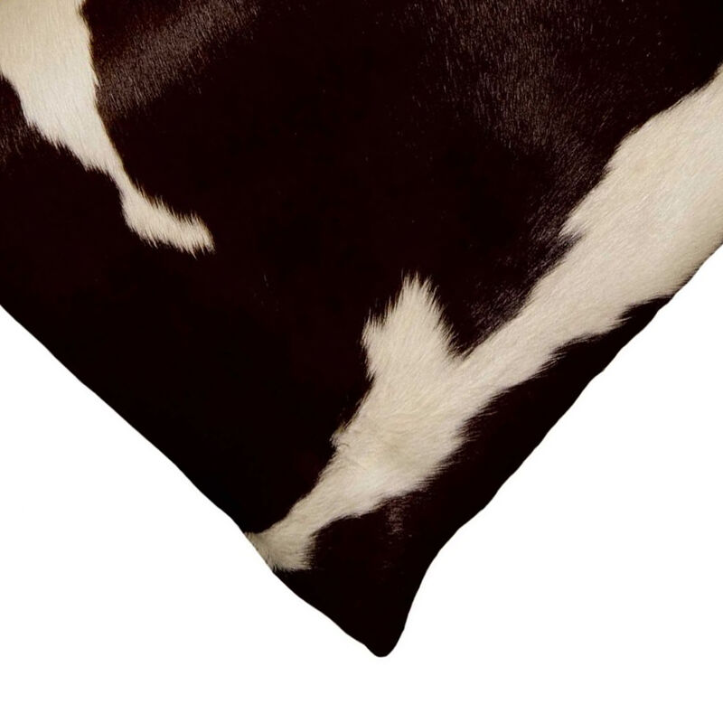 Decorative Cowhide Pillow for Sofa, Bed, or Accent Chair in Living Room