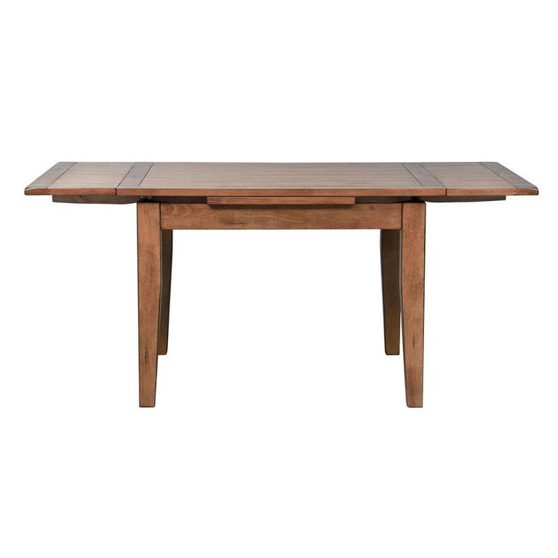 Liberty Furniture Treasures Retractable Leg Table - Oak in Rustic Oak image number 1