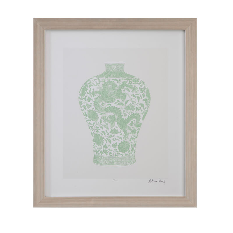 Mint Vases IV Framed Print