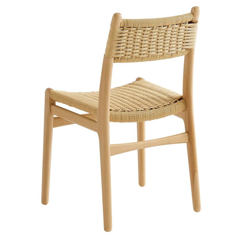Wynn Rope and Wood Dining Side Chairs Set of 2 image number 5
