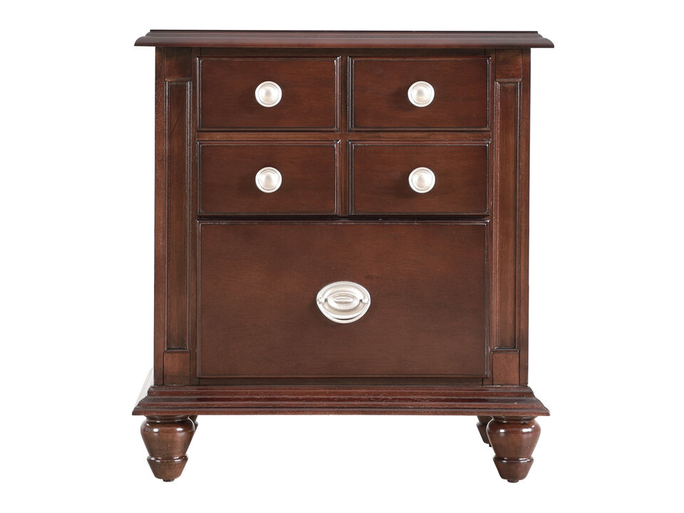 Summit 5-Drawer Nightstand (27 in. H x 16 in. W x 24 in. D)