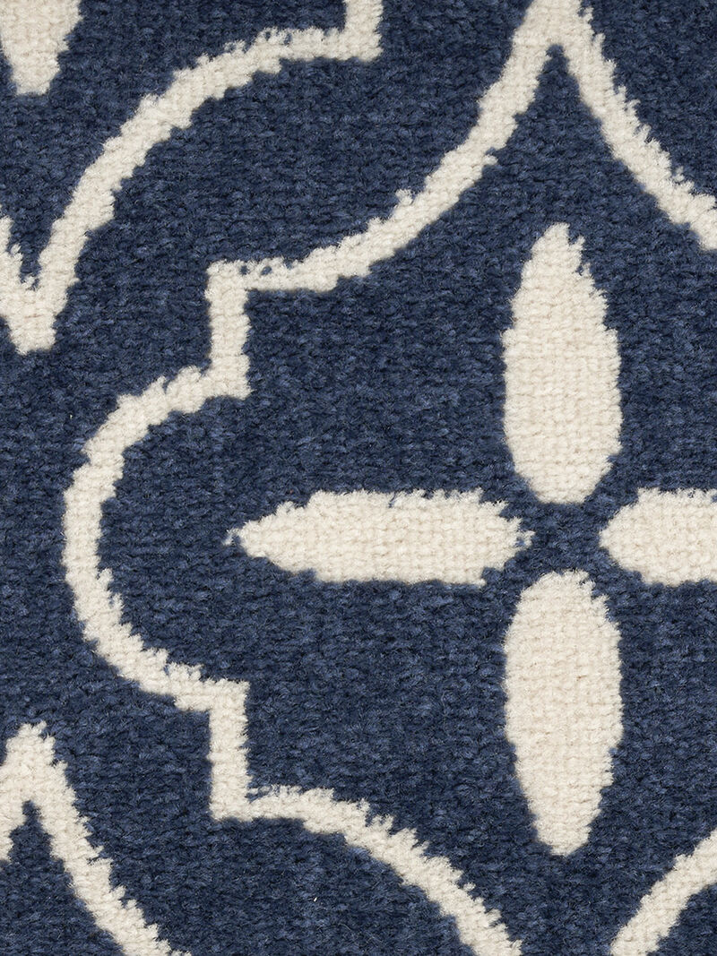 Nourison Essentials NRE04 Navy/Ivory 6' x 9' Rug
