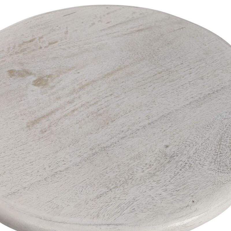 Carolina Living Justin Adjustable Barstool - Whitewash