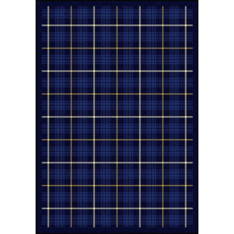 Joy Carpets Kaleidoscope Bit O' Scotch 3'10 x 5'4 Area Rug in Color Seaside Blue