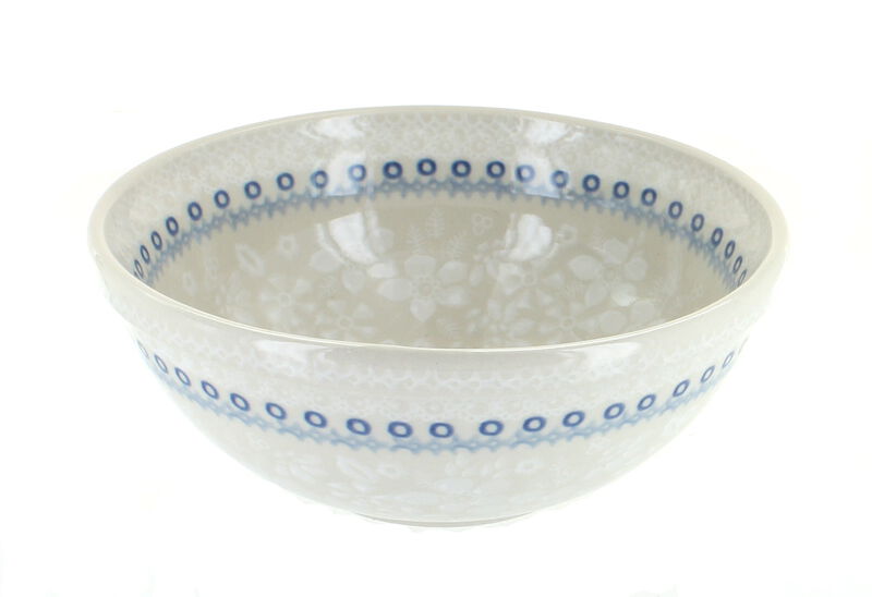 Blue Rose Polish Pottery Sunshine Grotto Cereal/Soup Bowl