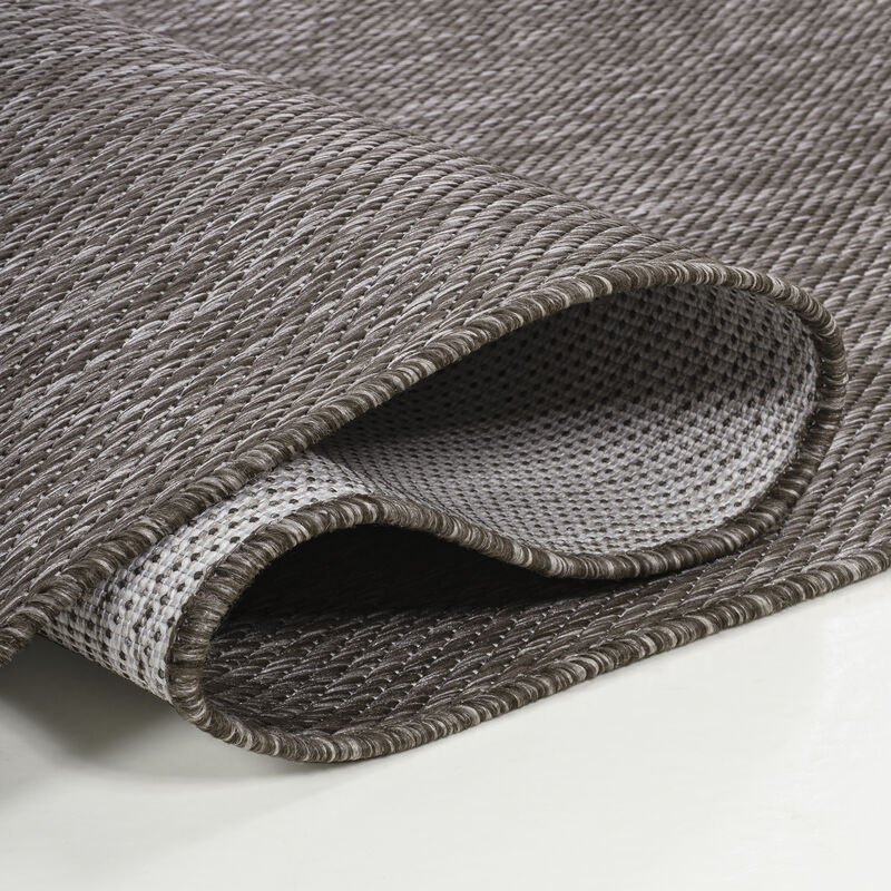 Miles Modern Minimalist Radius Corner Solid Area Rug