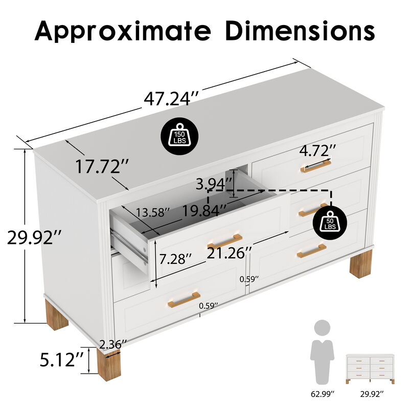 Gispad Modern Storage Dresser image number 2