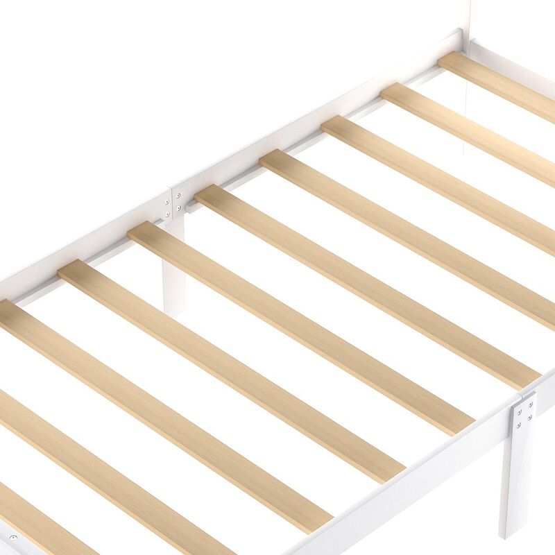 Modern Wooden Bed &ndash; Sleek Space Saver image number 3