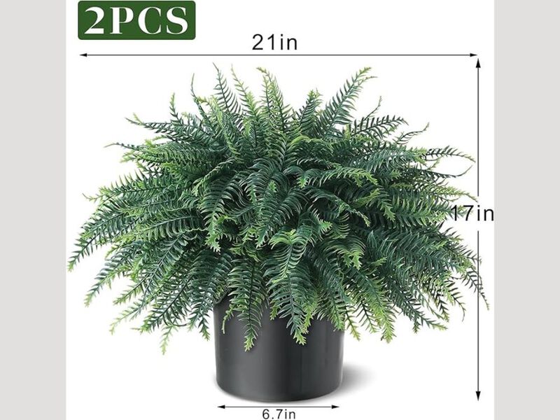 Artificial Greenery Plants UV Resistant Garden Porch Decor image number 2