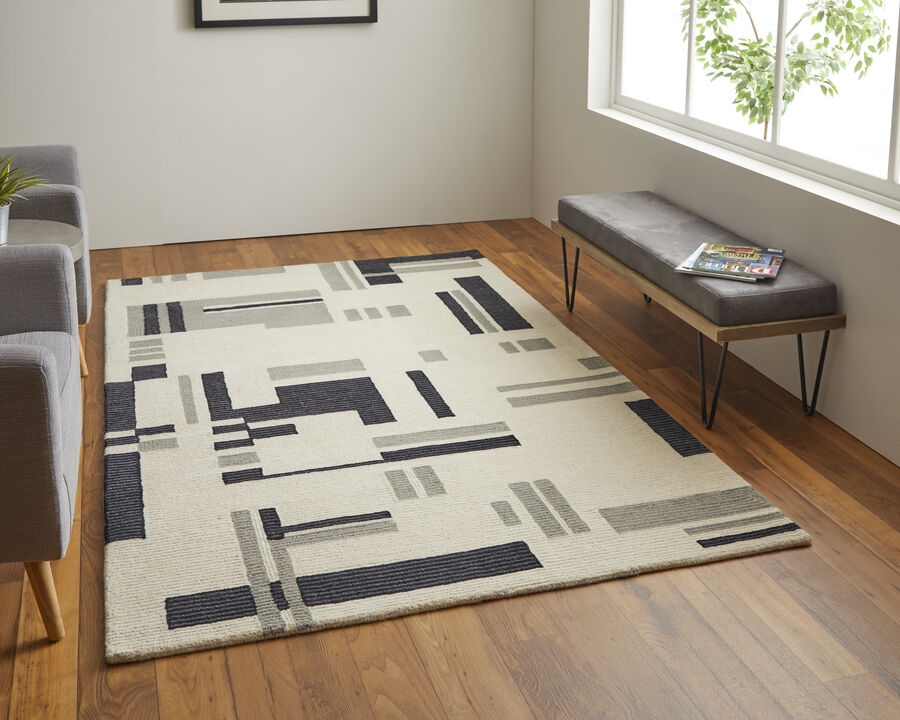 Maguire 8903F Ivory/Taupe 5' x 8' Rug