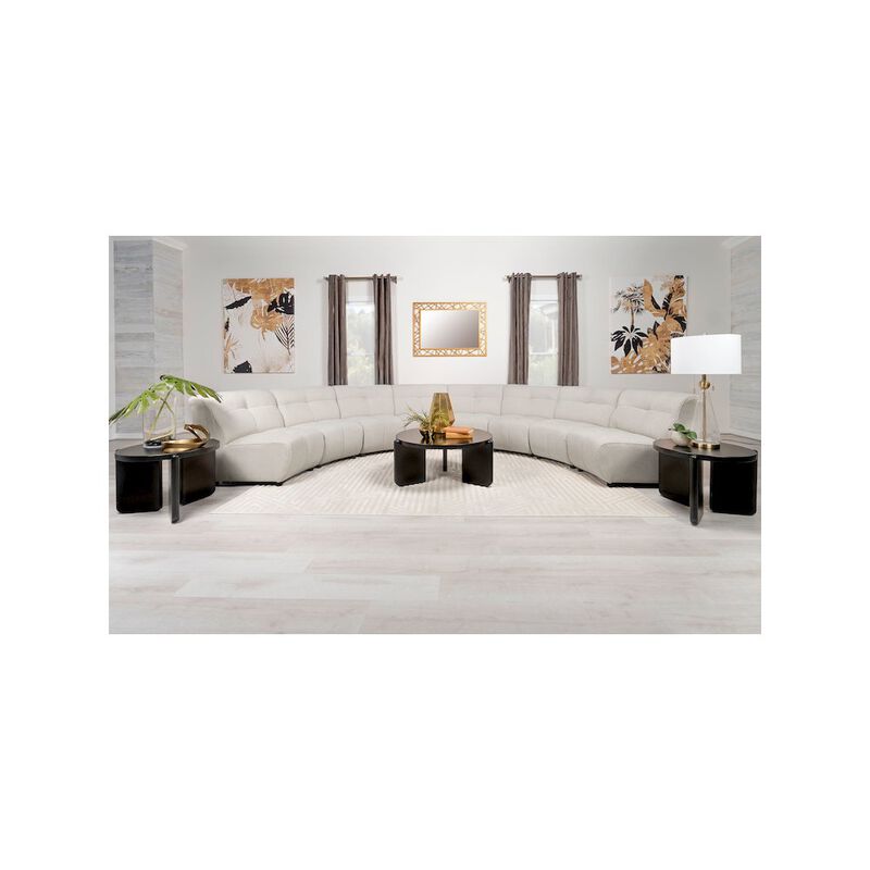 Coaster Co. of America Charlotte 8-piece Upholstered Modular Sectional Sofa Ivory image number 3
