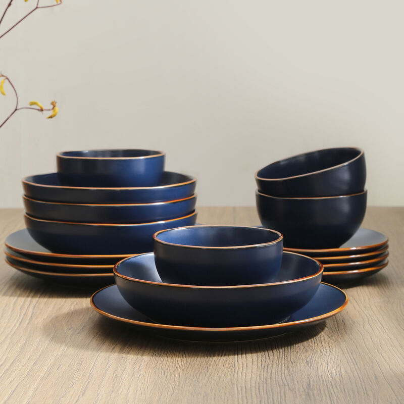 Stone Lain Brasa Stoneware 16 Piece Dinnerware Set