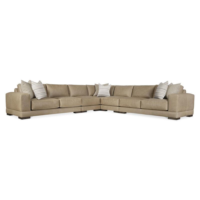 Lars Leather Sectional image number 0