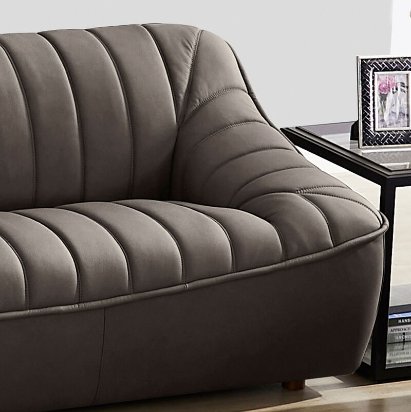 Snug Top Grain Leather Sofa