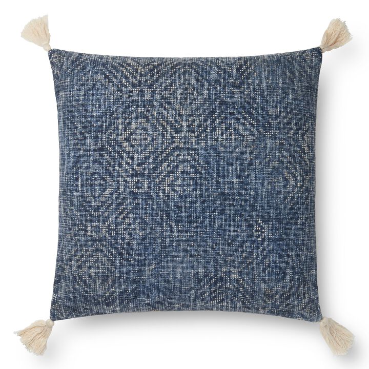 P0621 Blue 22"x22" Down Pillow