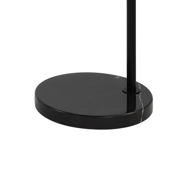 Collier Industrial Vintage Head-and-Height-Adjustable Iron LED Arc Floor Lamp with Smart Bulb