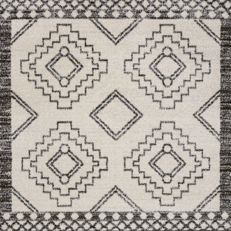 Amir Moroccan Beni Souk Square Area Rug