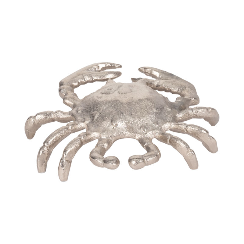 Metal, 7" Crab Deco Silver image number 3
