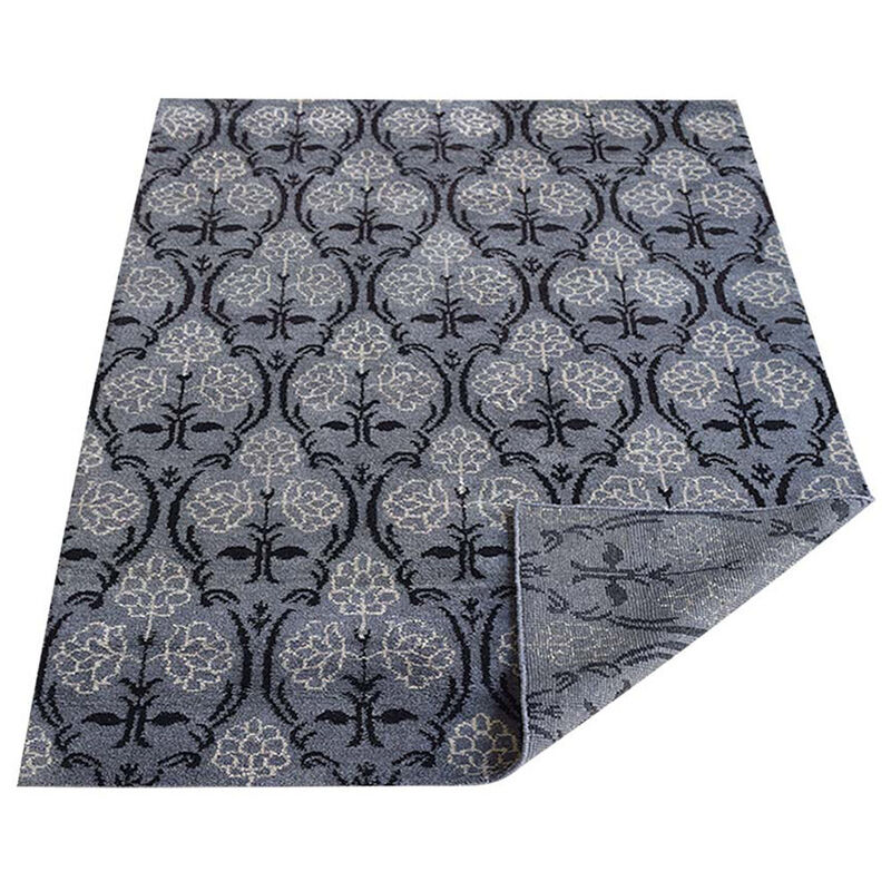 Rugsotic Carpets Hand Knotted Silk Size Area Rug Floral Size NS1221 image number 4
