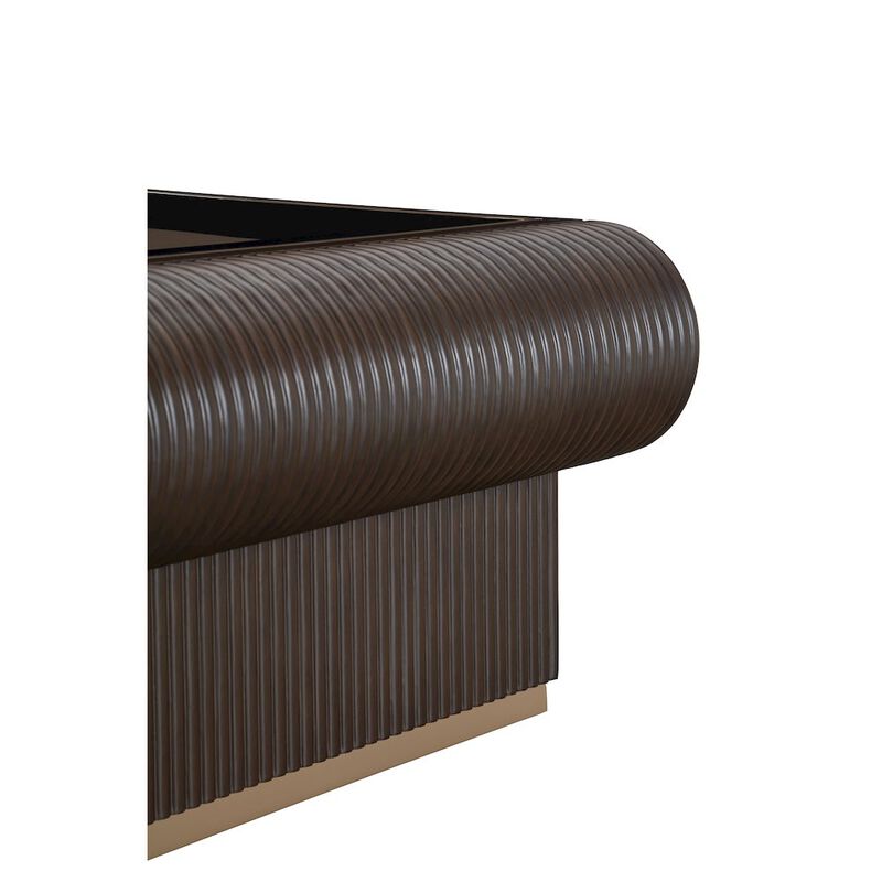 Michael Amini West Kensington Cocktail Table - Medium Espresso