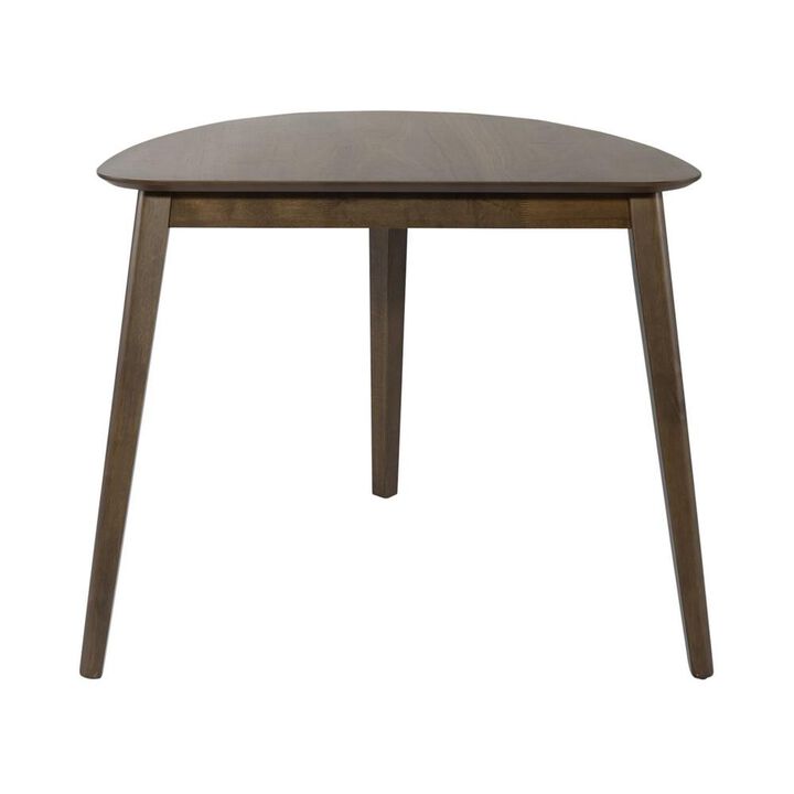 Liberty Furniture Space Savers Triangle Table in Satin Walnut