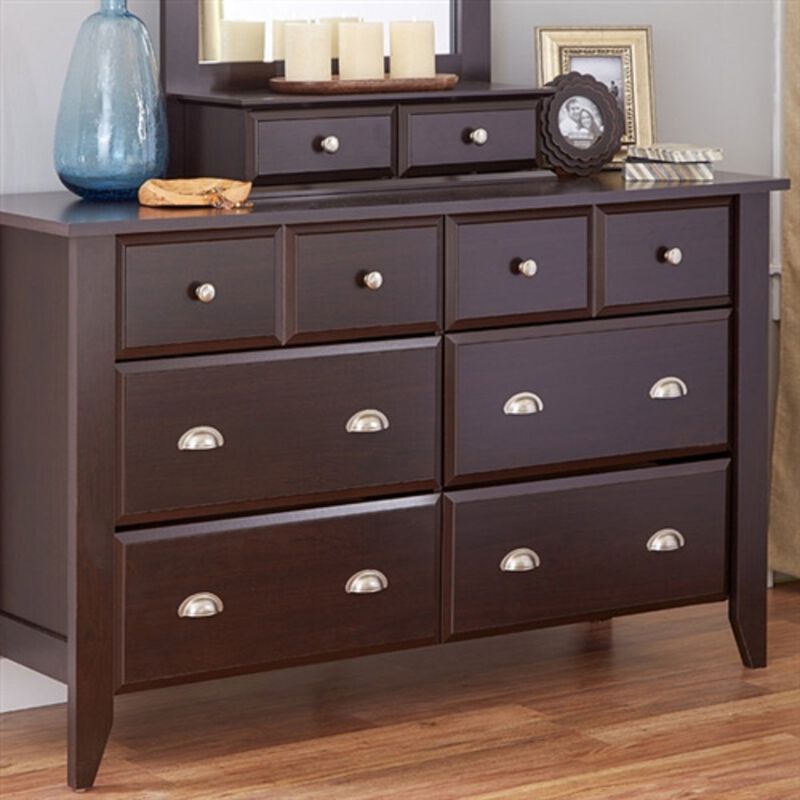 Elegant Wood 6-Drawer Wardrobe Dresser – Stylish and Practical Storage Solution