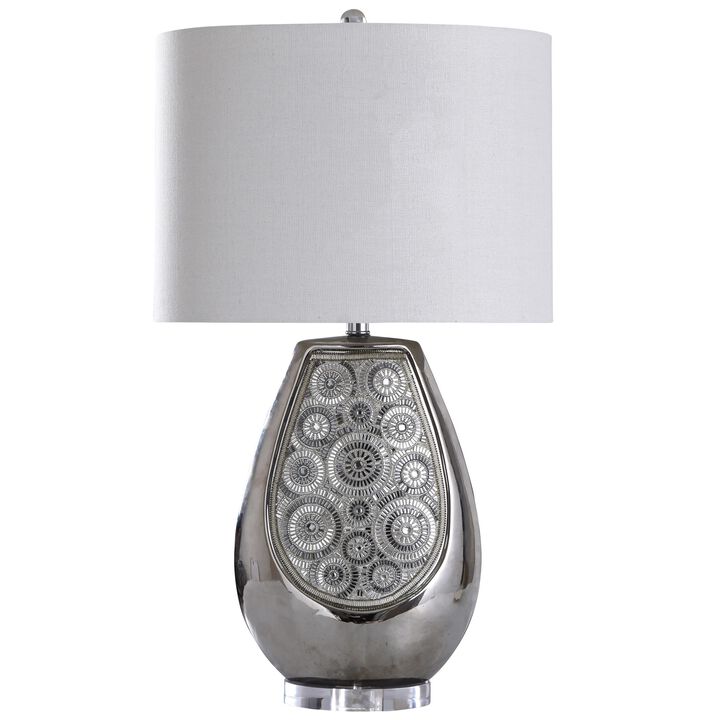 Selsey Silver Table Lamp (Set of 2)
