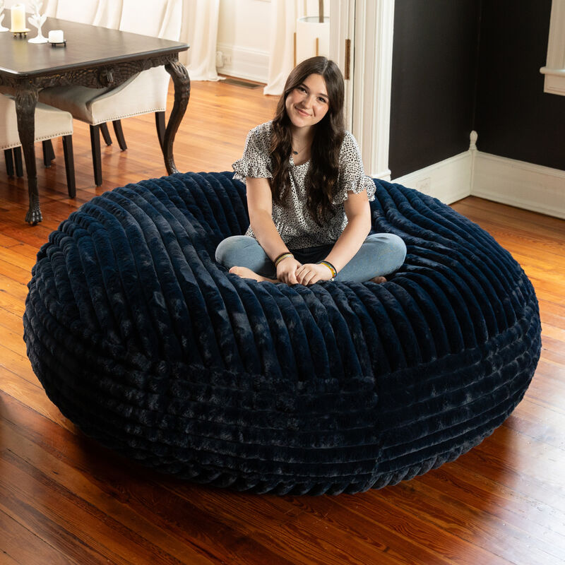 Jaxx 6 Foot Cocoon - Large Bean Bag Chair for Adults, Mondo Fur image number 4