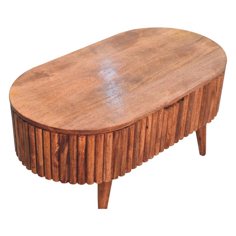 Artisan Furniture Solid Wood Honey Caramel Mokka Coffee Table