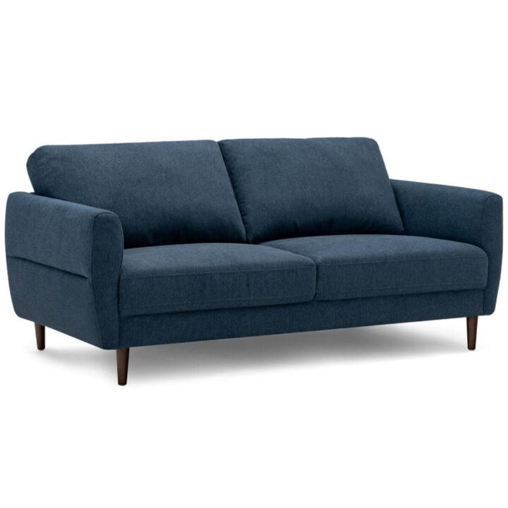 Hivvago 72 Inch Small Fabric Loveseat Sofa Couch with with Solid Frame