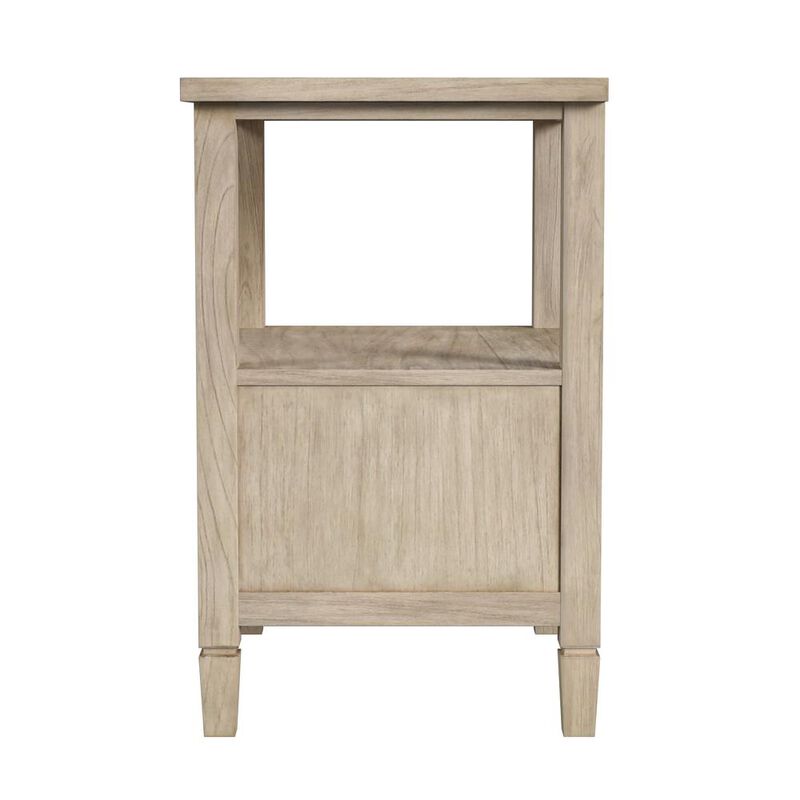 Butler Specialty Flagstaff 1-Drawer Cane Nightstand, Natural