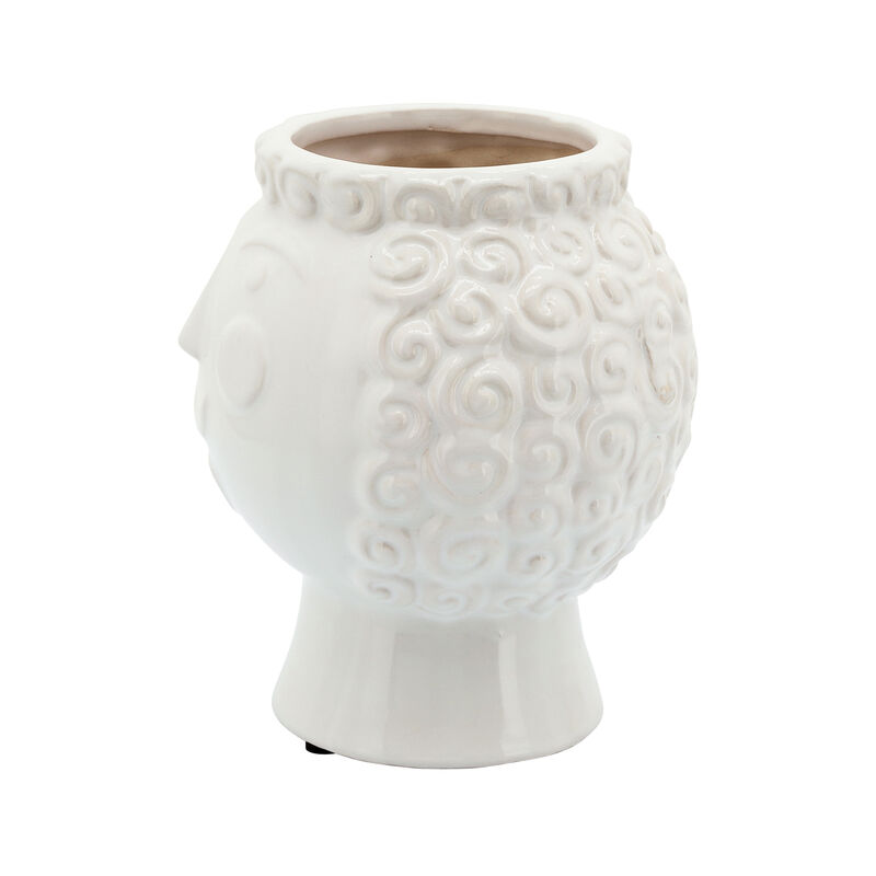 6" Grandma Face Planter image number 4