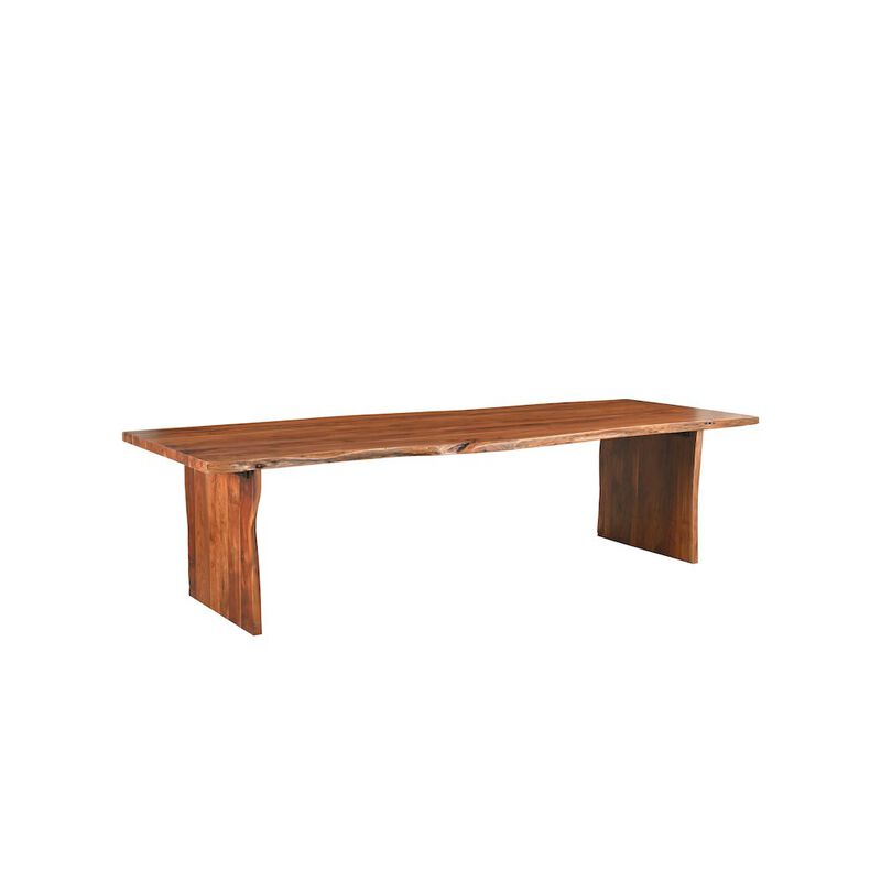 Taran Designs Oren 60 Live Edge Solid Wood Dining Bench