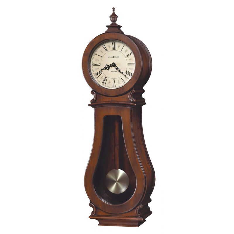 Howard Miller 625377 Howard Miller Arendal Wall Clock 625377 Tuscany Cherry image number 0