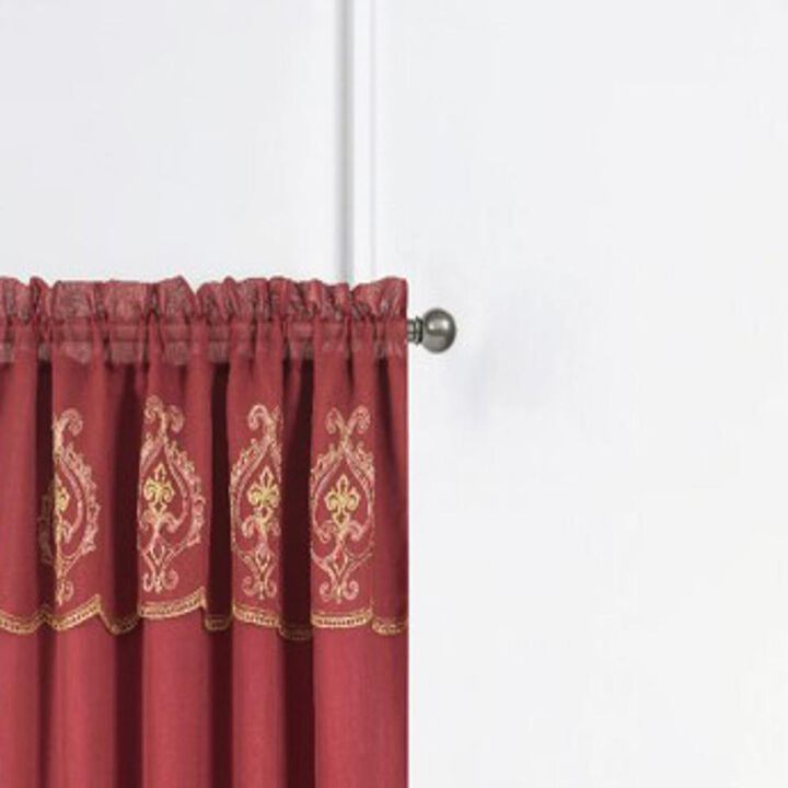 RT Designers Collection Jayla Stylish & Premium Embroidered Curtain Panel