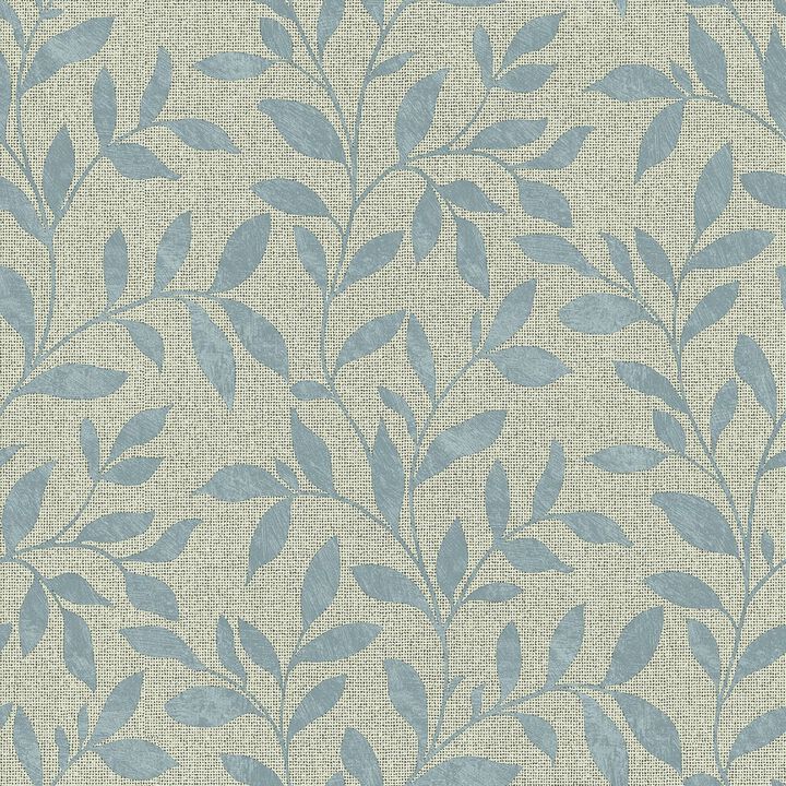 Utopia Beige Loose Leaf Textured Wallpaper G68031