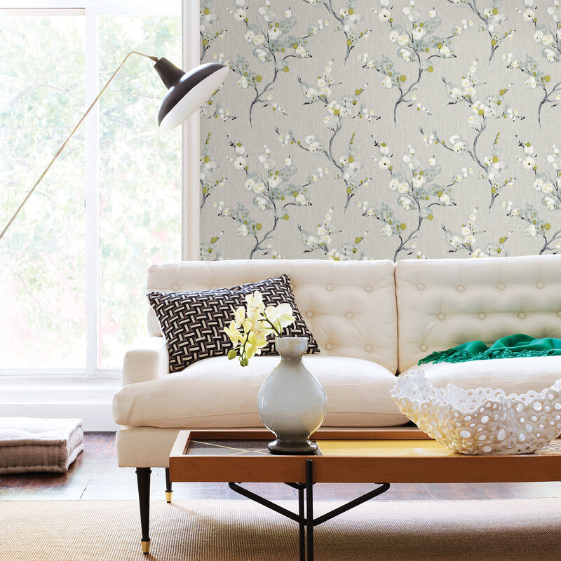 Bliss Blue Floral Wallpaper (Set of 2) image number 1