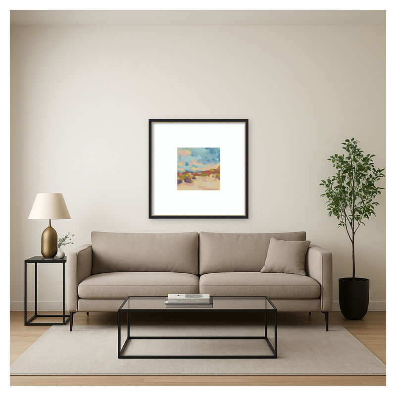 Mesa Bluff I by June Erica Vess Wood Framed Wall Art Print image number 3