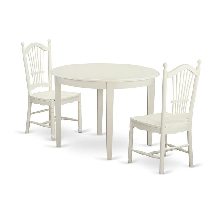 3 Pc Kitchen nook Dining set-Table and 2 Dining Chairs